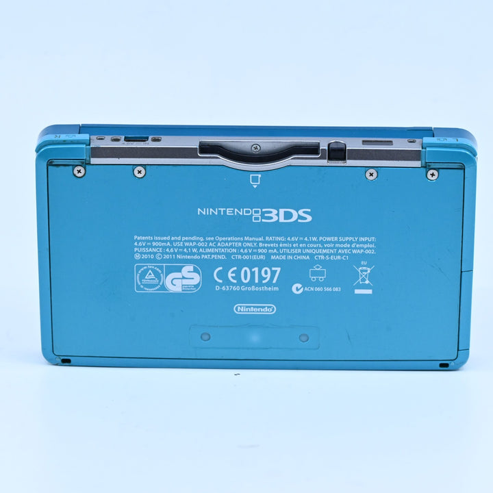 Aqua Blue Nintendo 3DS Console - CTR-001 PAL - FREE POST!