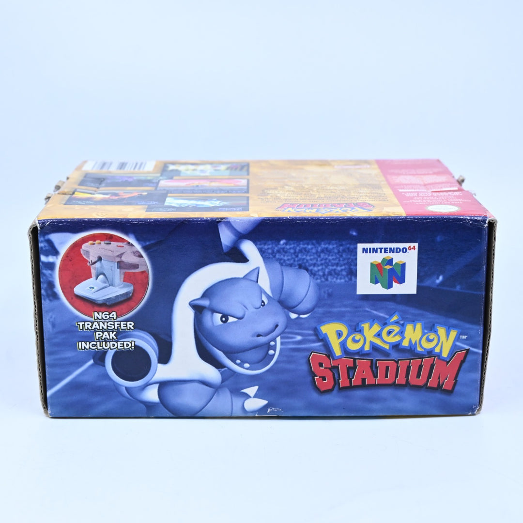 Pokemon Stadium - WITH N64 TRANSFER PAK - N64 / Nintendo 64 Boxed Game - PAL