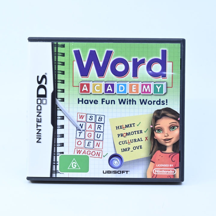 Word Academy - Nintendo DS Game - PAL + Manual - FREE POST!