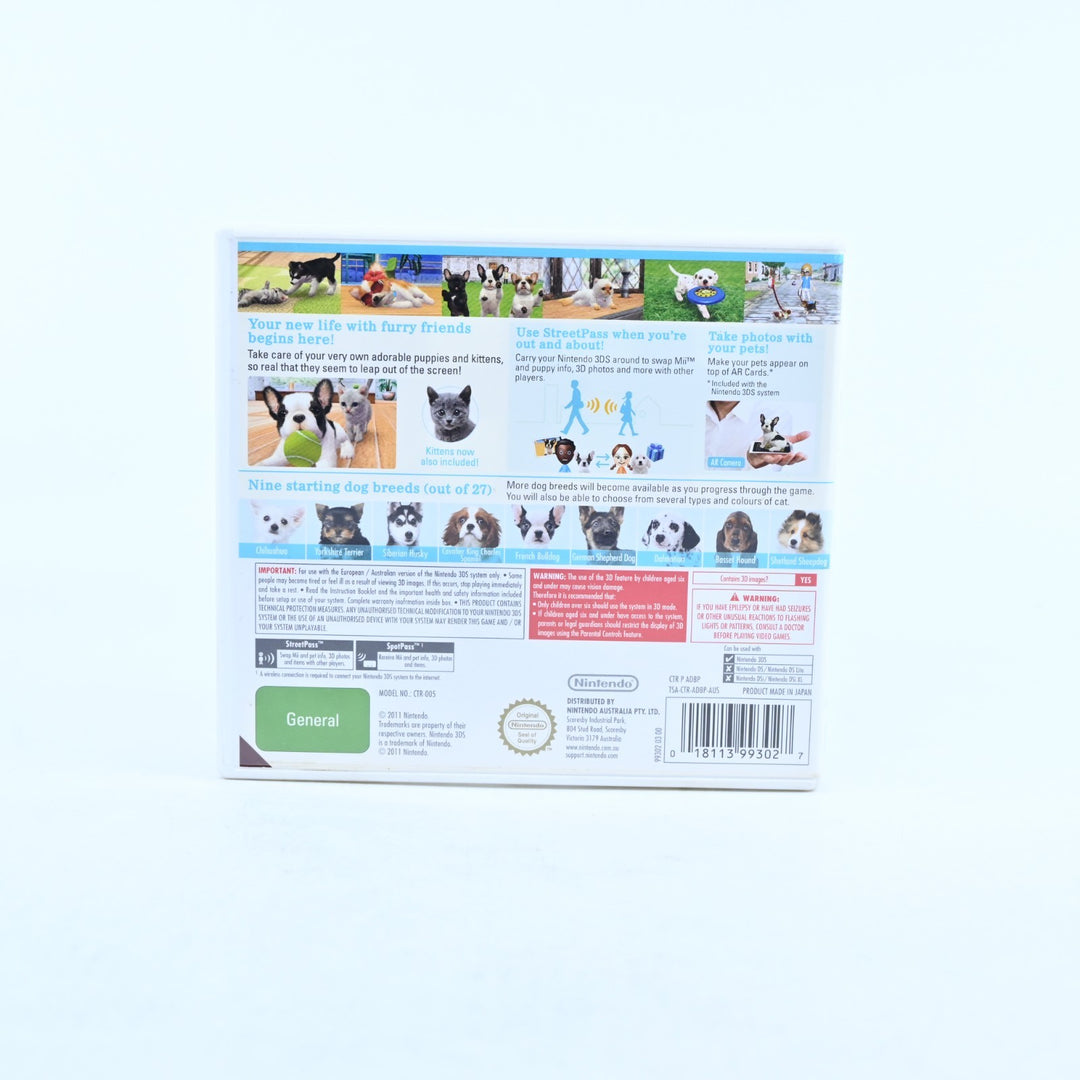 Nintendogs + Cats: French Bulldogs & New Friends - Nintendo 3DS Game - PAL