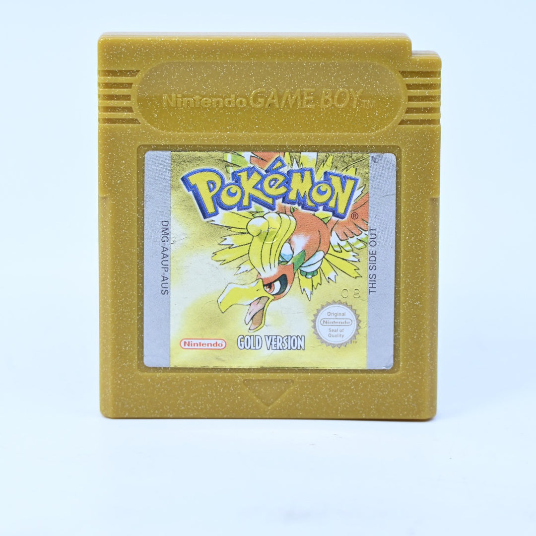 Pokemon Gold Version - Nintendo Gameboy Color Boxed Game - PAL - NEW BATTERY!