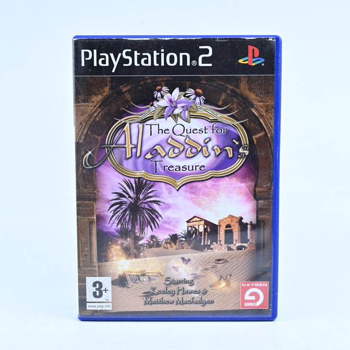 The Quest For Aladdin's Treasure - PS2 Game + Manual - PAL - MINT DISC!
