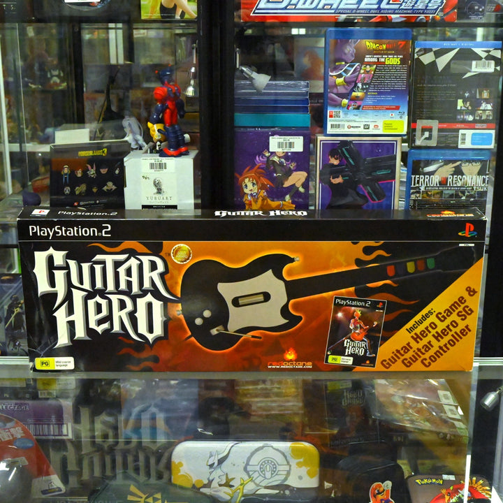 BOXED Guitar Hero Game + Guitar Controller - PS2 Game / PS2 Accessory - PAL
