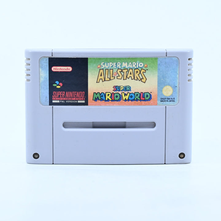 Super Mario World + Super Mario All-Stars - Super Nintendo / SNES Game - PAL