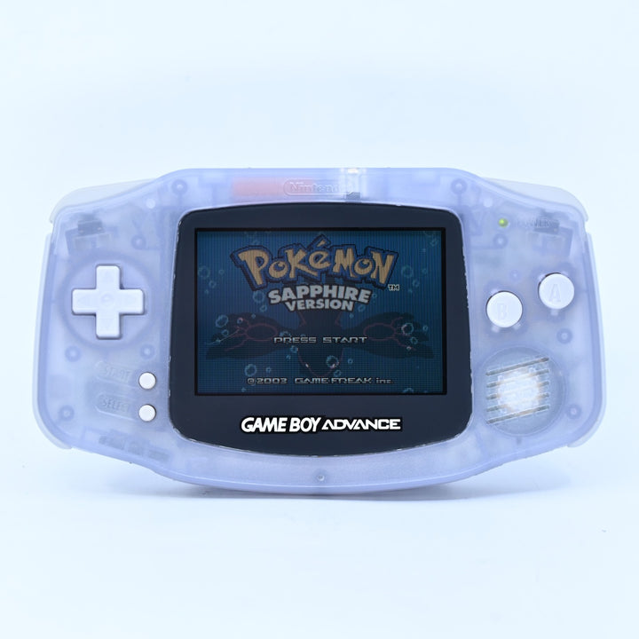 AGB-001 - Glacier - Nintendo Gameboy Advance Console - FREE POST!