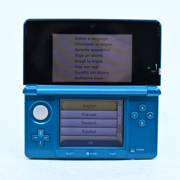 Aqua Blue - Nintendo 3DS Boxed Console - CTR-001 - PAL - FREE POST!