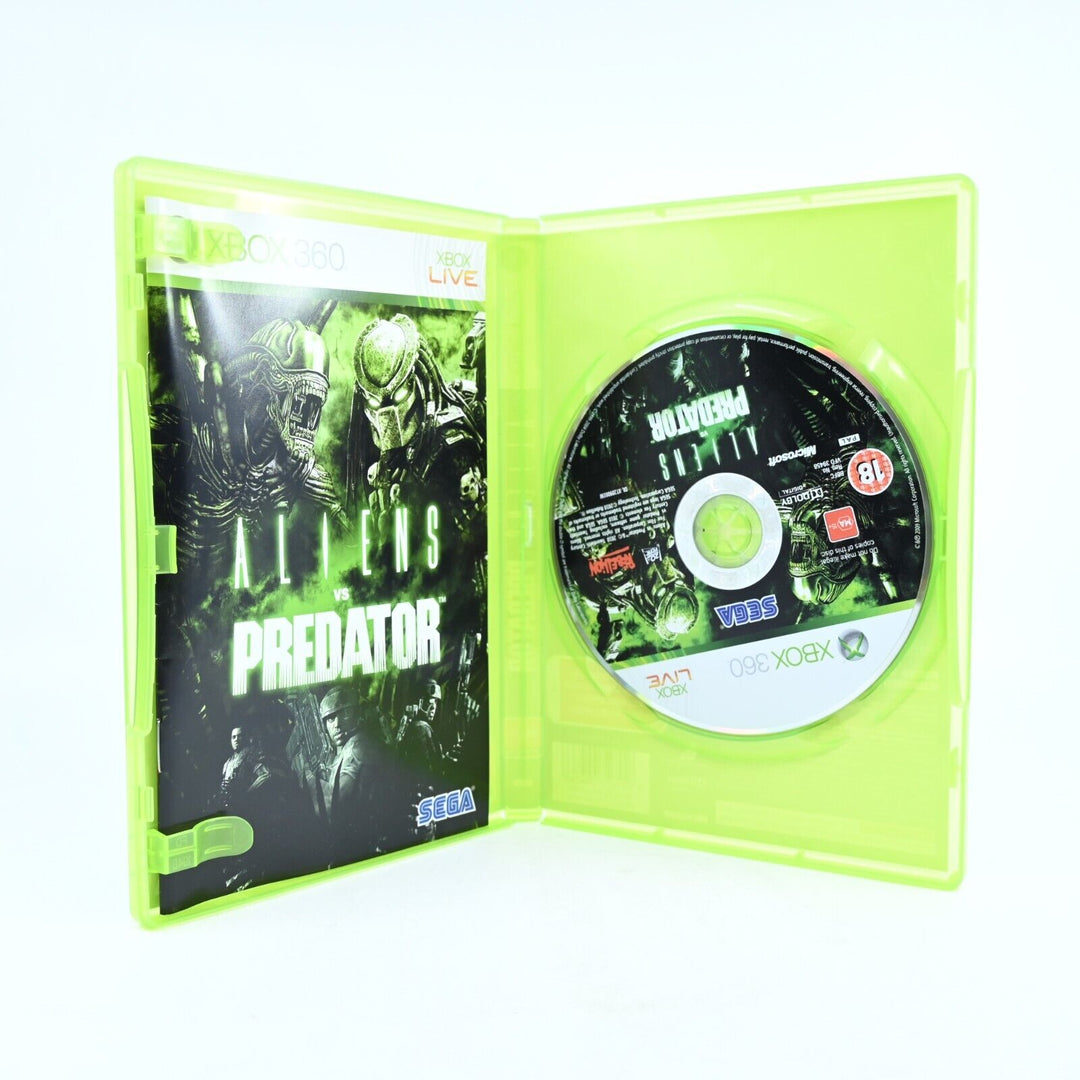 Aliens vs Predator - Xbox 360 Game + Manual - PAL - MINT DISC!