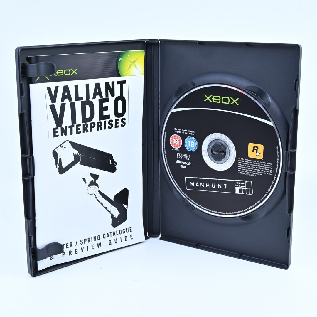 Manhunt - Original Xbox Game + Manual - PAL - MINT DISC!