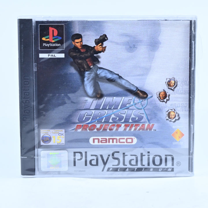 Time Crisis: Project Titan - SEALED - SEE DESCRIPTION - PS1 Game + Manual - PAL