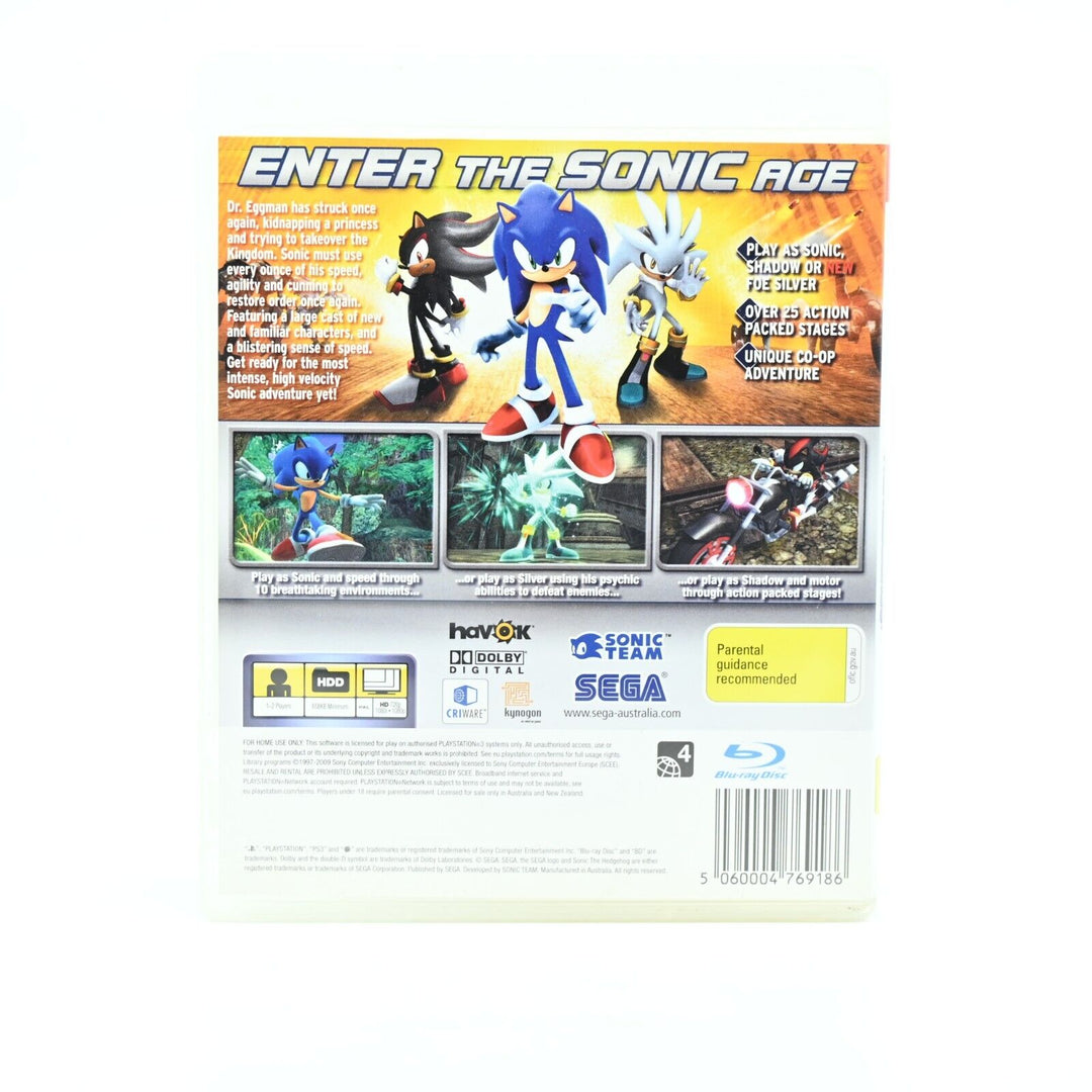 Sonic the Hedgehog - Sony Playstation 3 / PS3 Game - FREE POST!