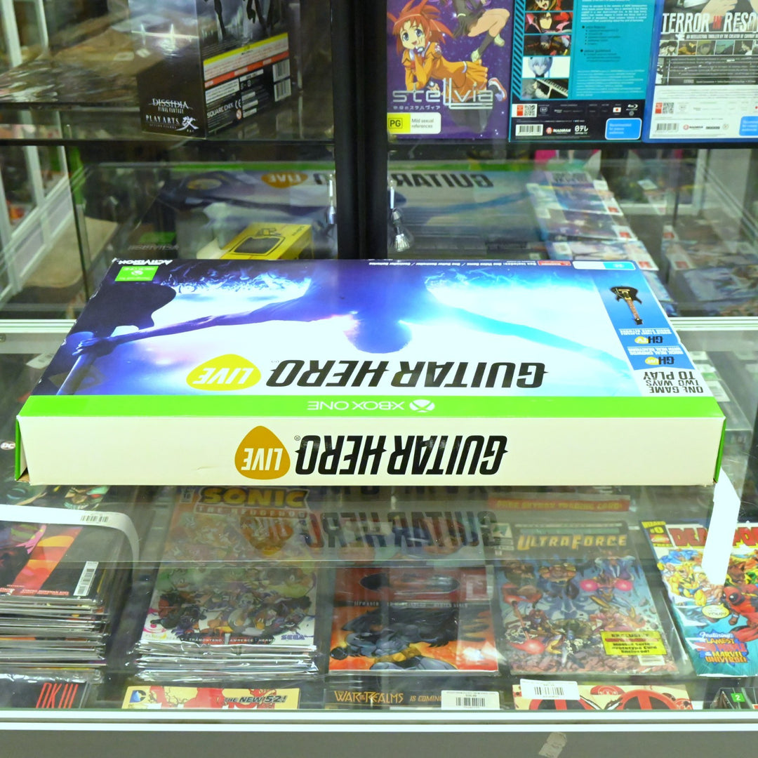 Guitar Hero Live - Xbox One Game Boxed + Guitar Dongle - PAL - FREE POST!