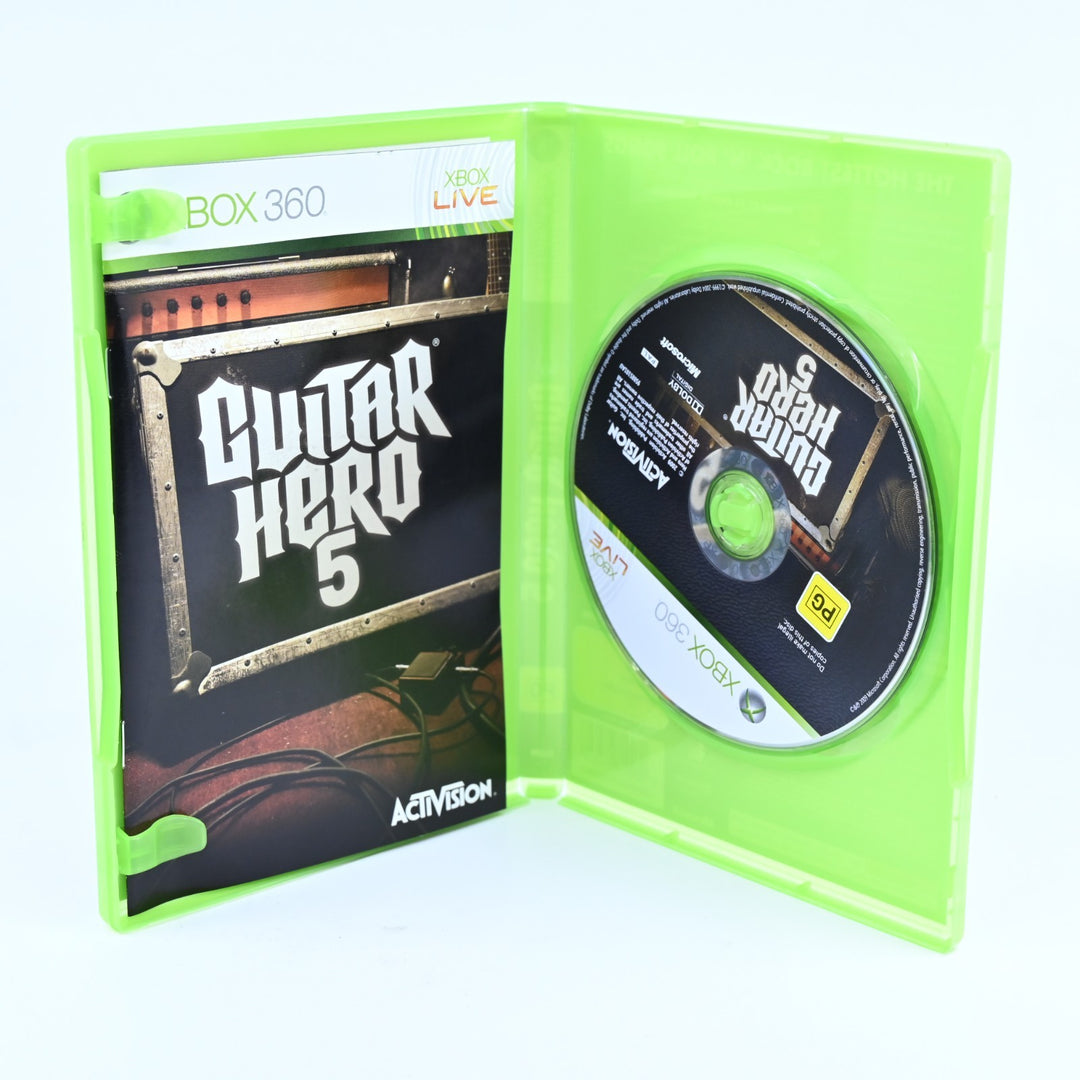 Guitar Hero 5 - Xbox 360 Game + Manual - PAL - MINT DISC!