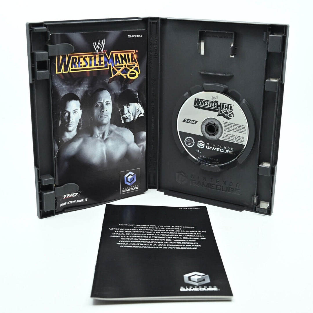 WWE Wrestle Mania X8 - Nintendo Gamecube Game - PAL - FREE POST!