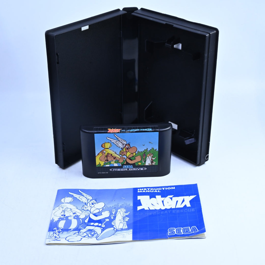 Asterix and the Great Rescue - Sega Mega Drive Game + Manual - PAL - FREE POST!