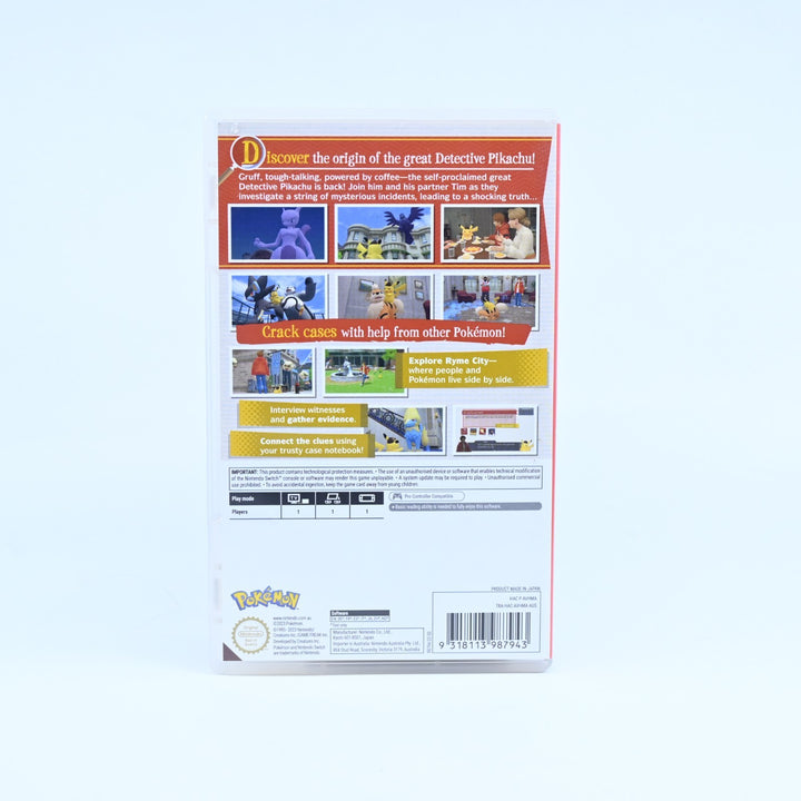 Detective Pikachu Returns - Nintendo Switch Game - FREE POST!