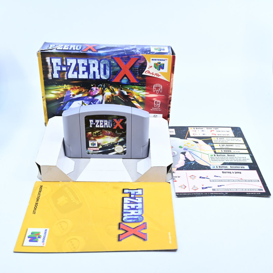 F-Zero X - N64 / Nintendo 64 Boxed Game - PAL - FREE POST!