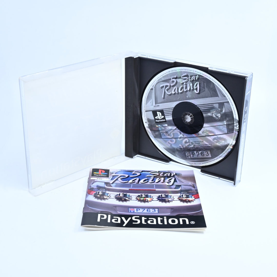 5 Star Racing - Sony Playstation 1 / PS1 Game + Manual - PAL - MINT DISC!