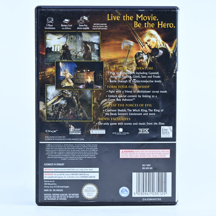 The Lord of the Rings: The Return of the King - Gamecube Game - No Manual