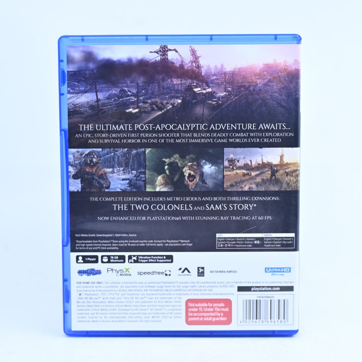 Metro Exodus Complete Edition - Sony Playstation 5 / PS5 Game - FREE POST!