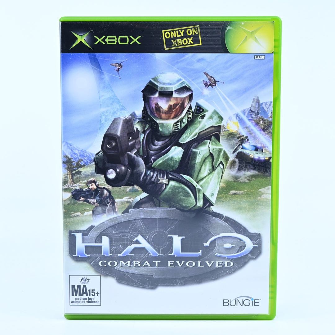 Halo: Combat Evolved - Original Xbox Game + Manual - PAL - MINT DISC!