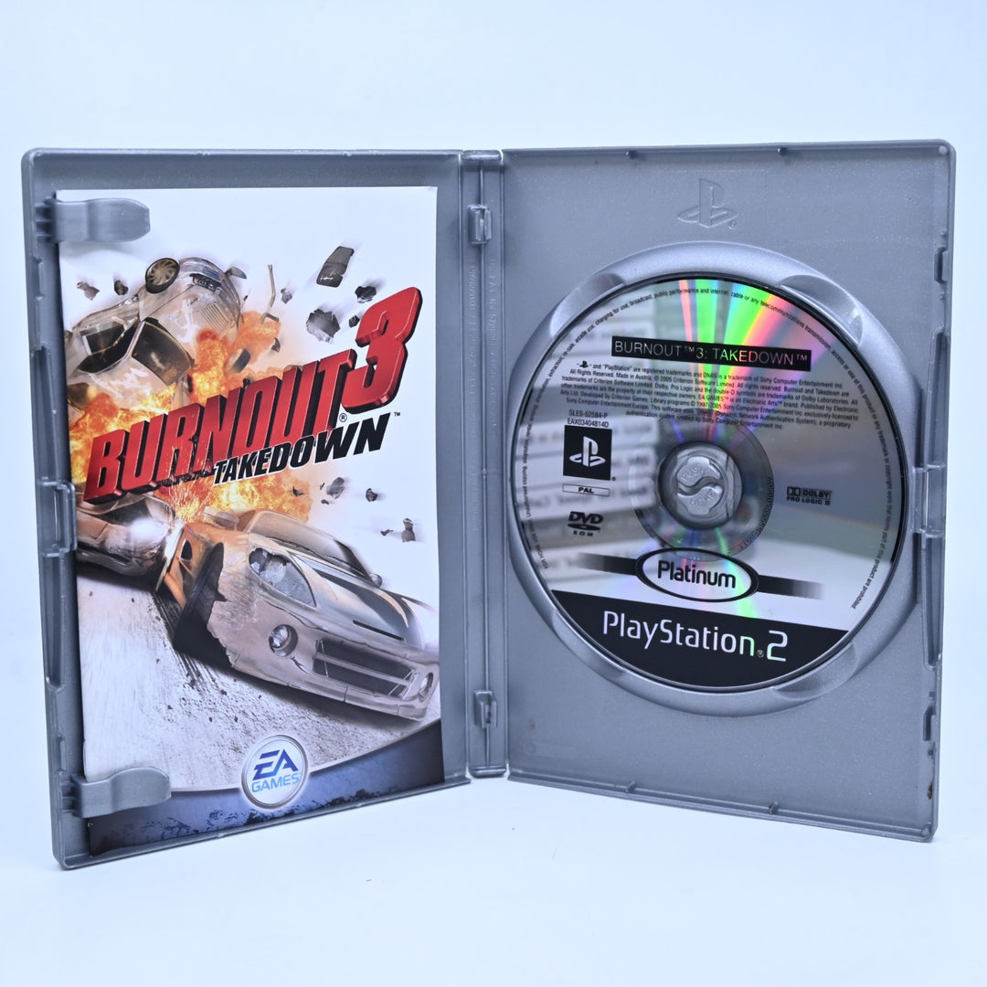 Burnout 3: Takedown - Sony Playstation 2 / PS2 Game + Manual - PAL - MINT DISC!