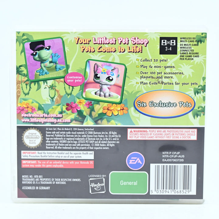 Littlest Pet Shop Jungle - Nintendo DS Game - PAL + Manual - FREE POST!