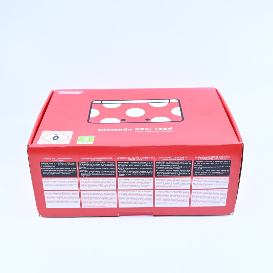 Nintendo 3DS Club Nintendo Toad Chotto Edition - Nintendo 3DS Boxed Console