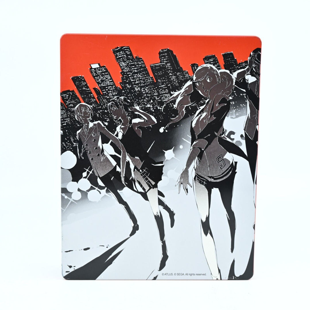 Persona 5 Steelbook - Sony Playstation 4 / PS4 Game + Manual - FREE POST!