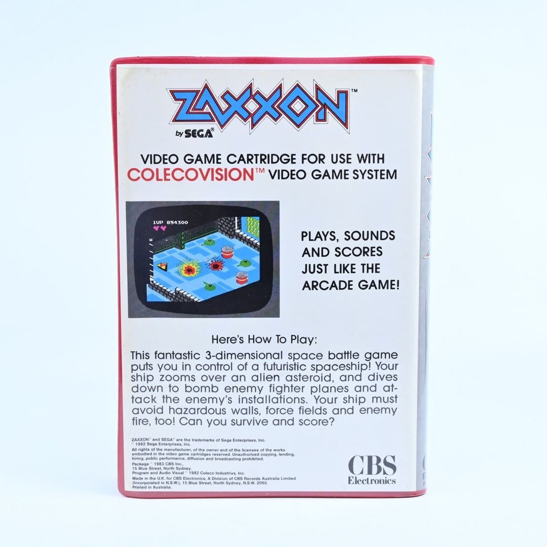 Zaxxon - ColecoVision Game + Manual - Region Free - FREE POST!