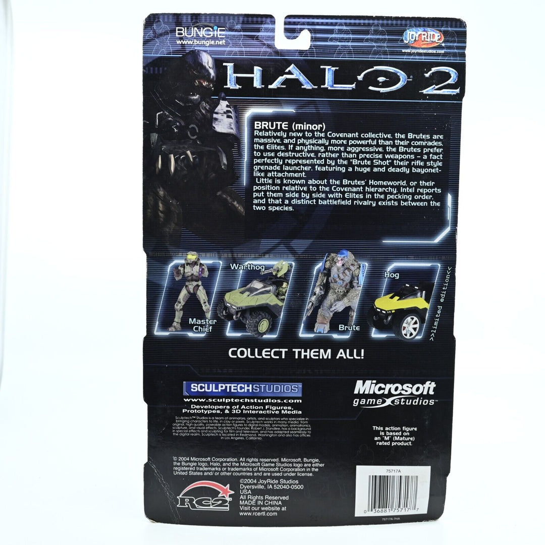 SEALED HALO 2 Series 1 - Covenant Brute with Brute Shot Joyride Studios 2004 TOY