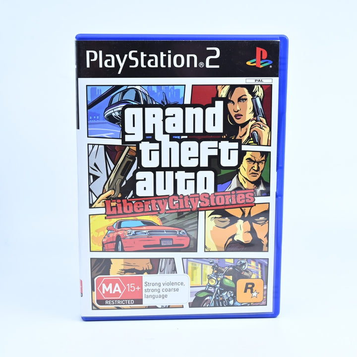 Grand Theft Auto Liberty City Stories - PS2 Game + Manual + Map - PAL