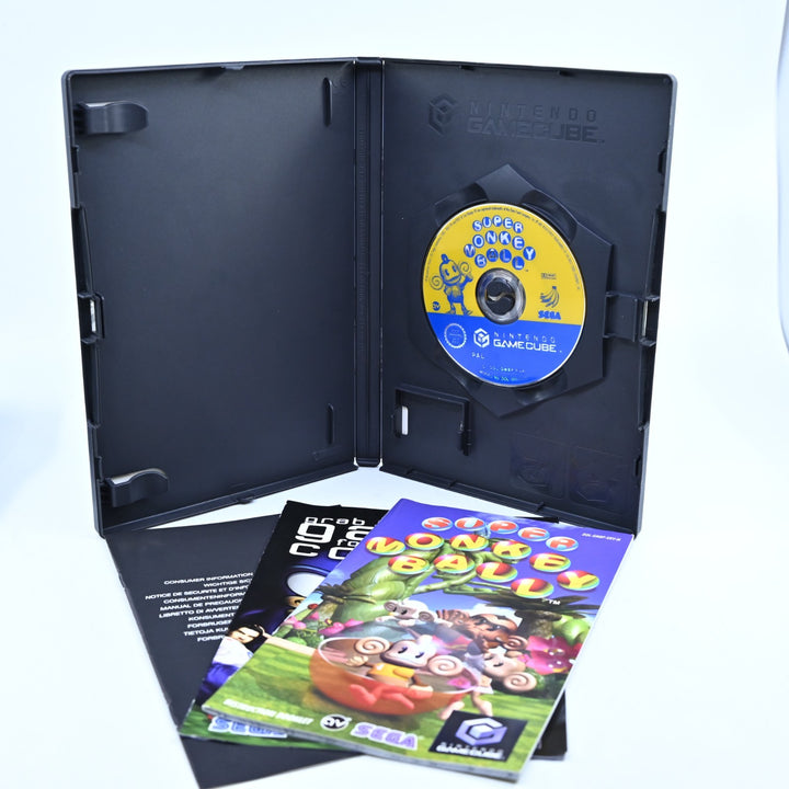 Super Monkey Ball - Nintendo Gamecube Game + Manual - PAL - FREE POST!