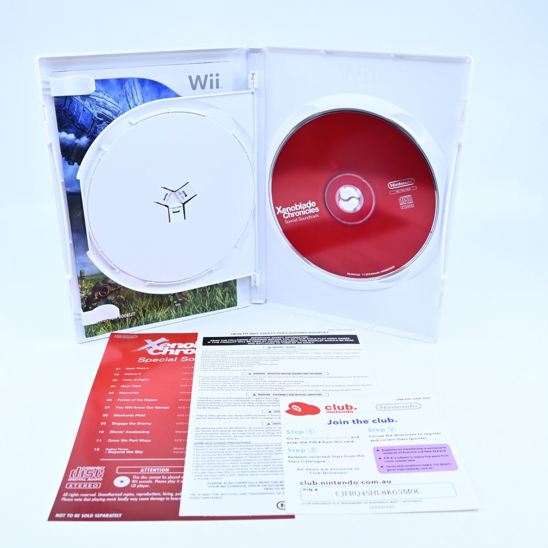 Xenoblade Chronicles: Special Soundtrack Edition - Nintendo Wii Game + Manual