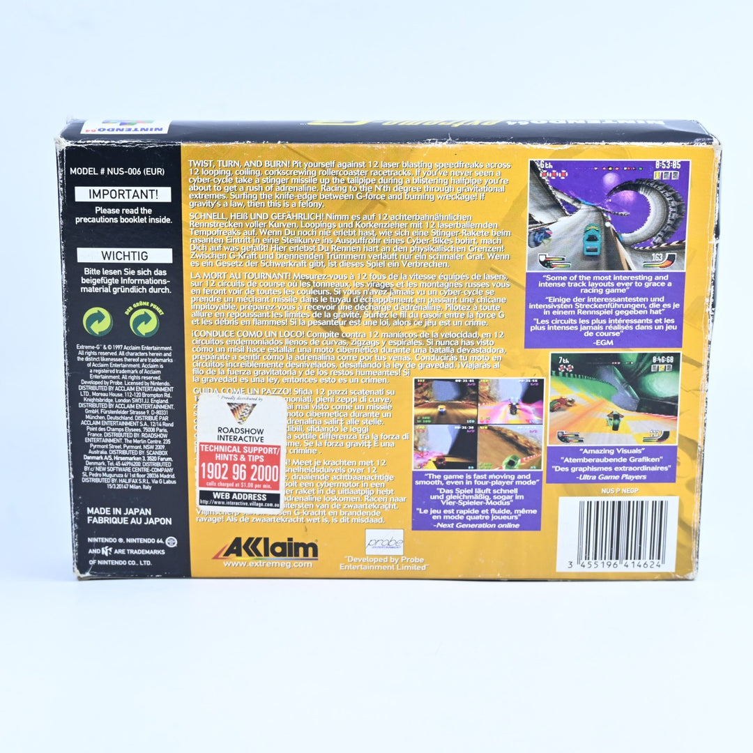 Extreme-G - N64 / Nintendo 64 Boxed Game - PAL - FREE POST!