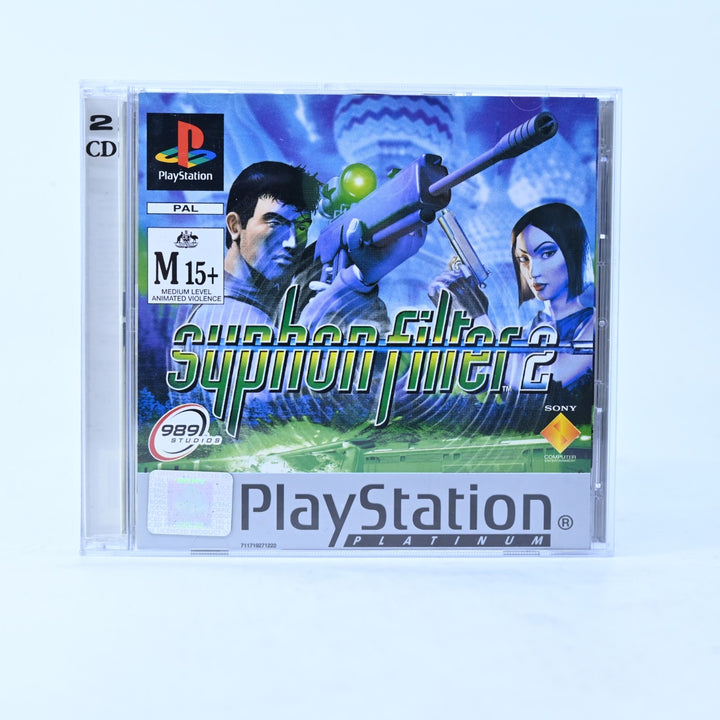 Syphon Filter 2 - Sony Playstation 1 / PS1 Game + Manual - PAL - MINT DISC!