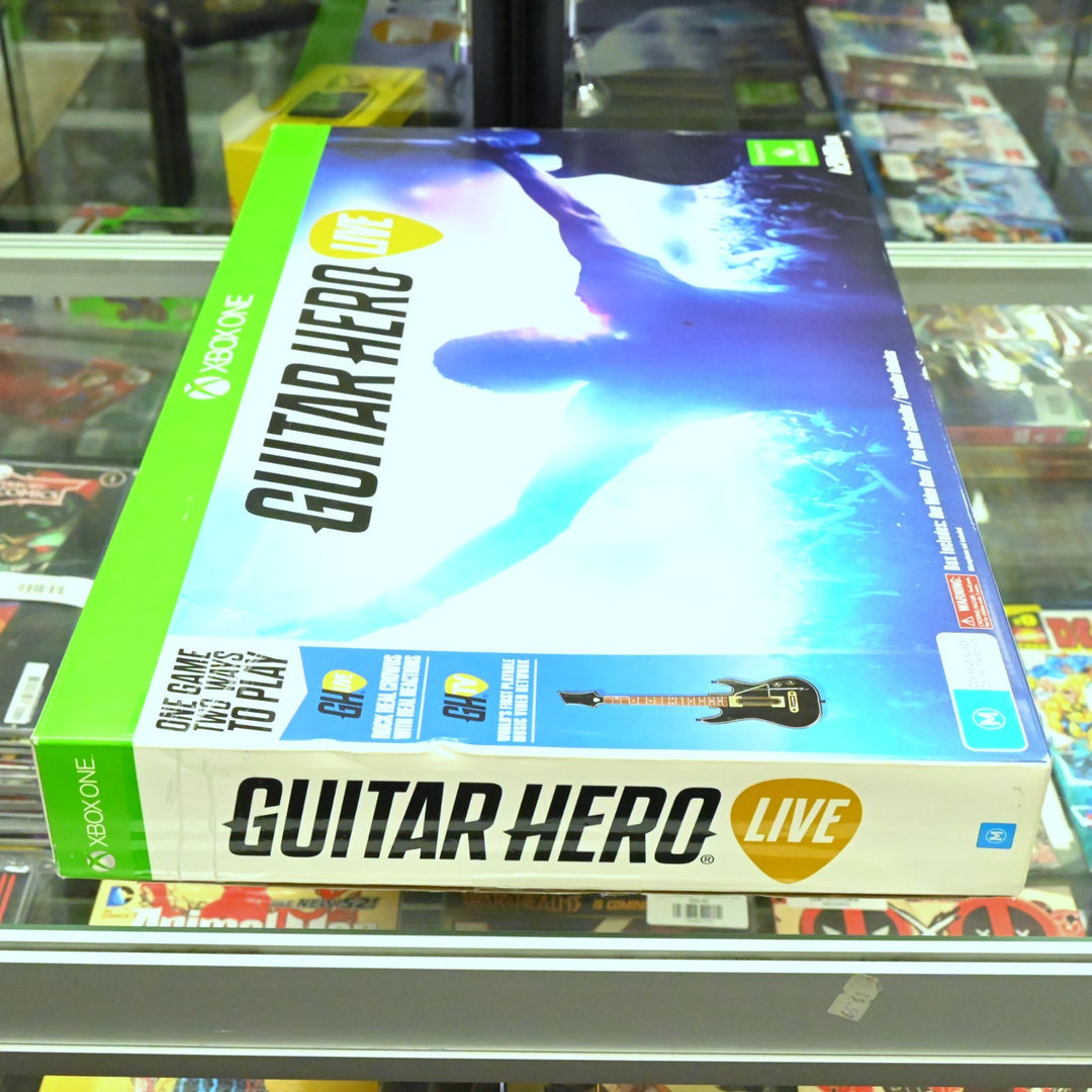 Guitar Hero Live - Xbox One Game Boxed + Guitar Dongle - PAL - FREE POST!