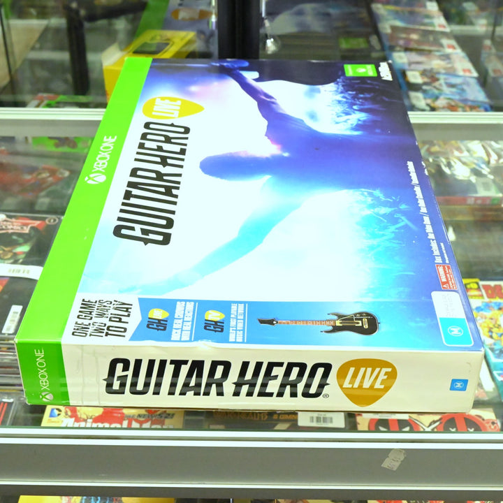 Guitar Hero Live - Xbox One Game Boxed + Guitar Dongle - PAL - FREE POST!