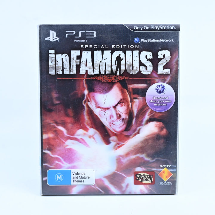 Infamous 2 - Special Edition (Lenticular Cover) - PS3 Game + Manual