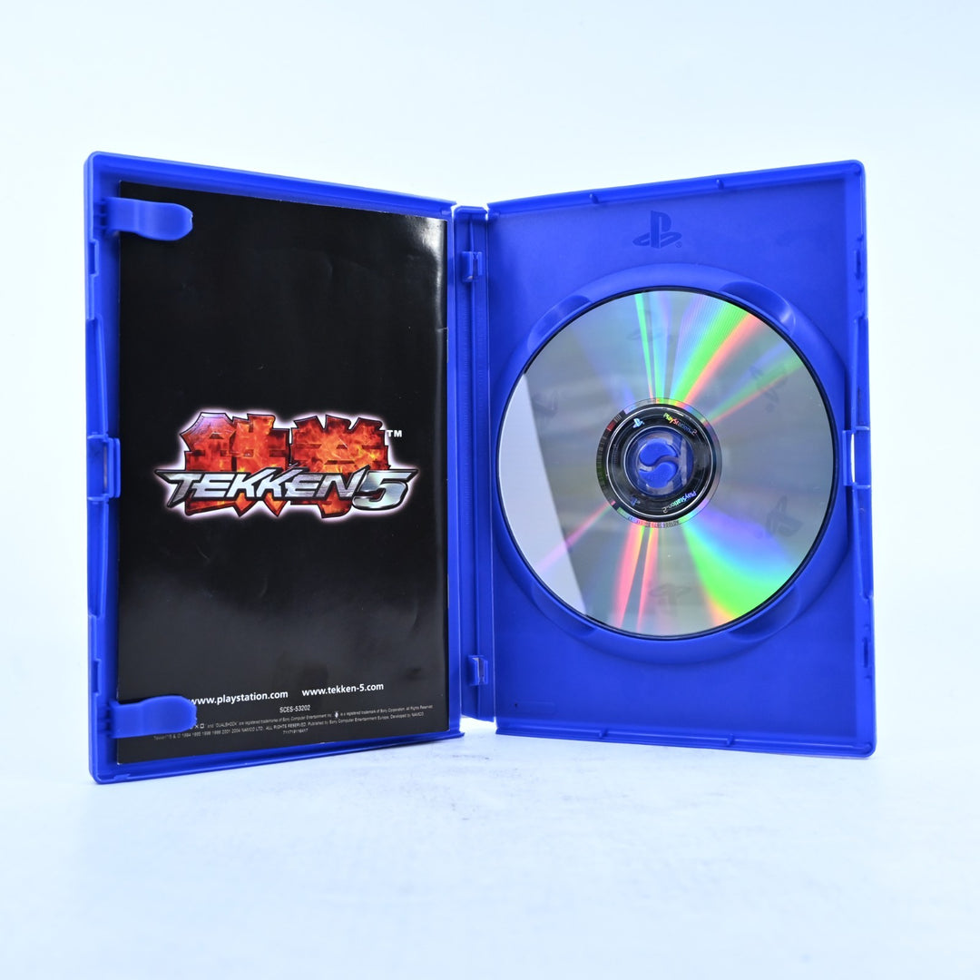 Tekken 5 - Sony Playstation 2 / PS2 Game + Manual - PAL - MINT DISC!