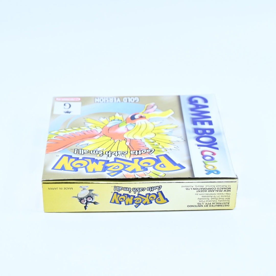 Pokemon Gold Version - Nintendo Gameboy Color Boxed Game - PAL - FREE POST!