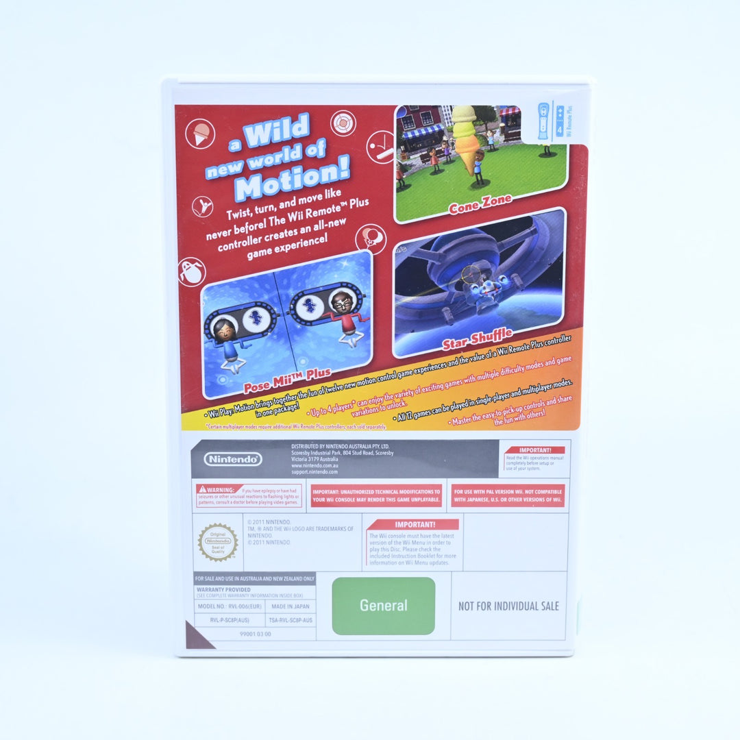 Wii Play Motion - With Motion Plus Controller - Nintendo Wii Game + Manual - PAL