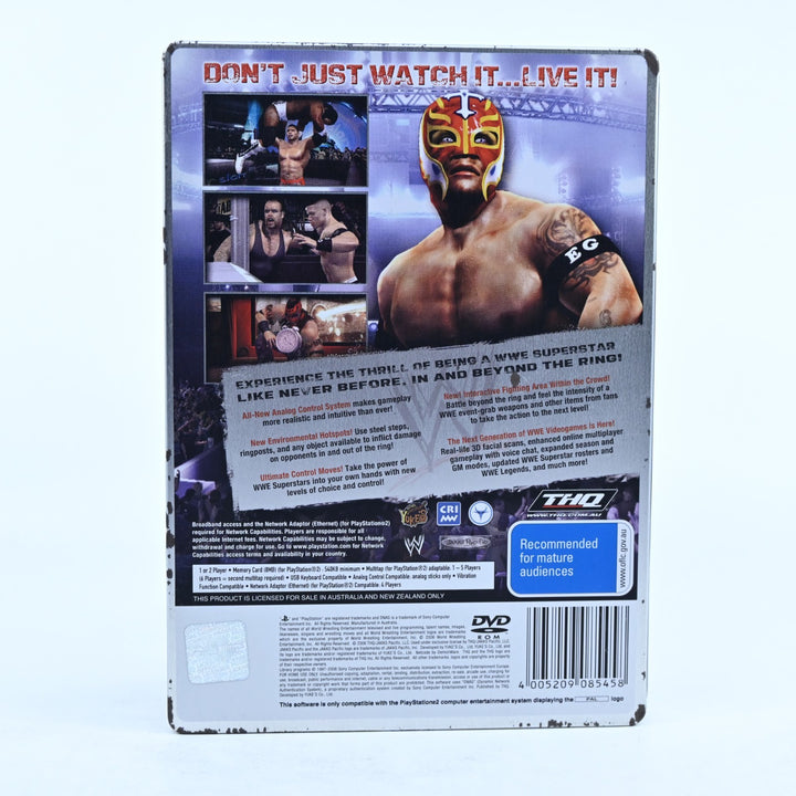 WWE SmackDown vs. RAW 2007 - Sony Playstation 2 / PS2 Game + Manual - PAL