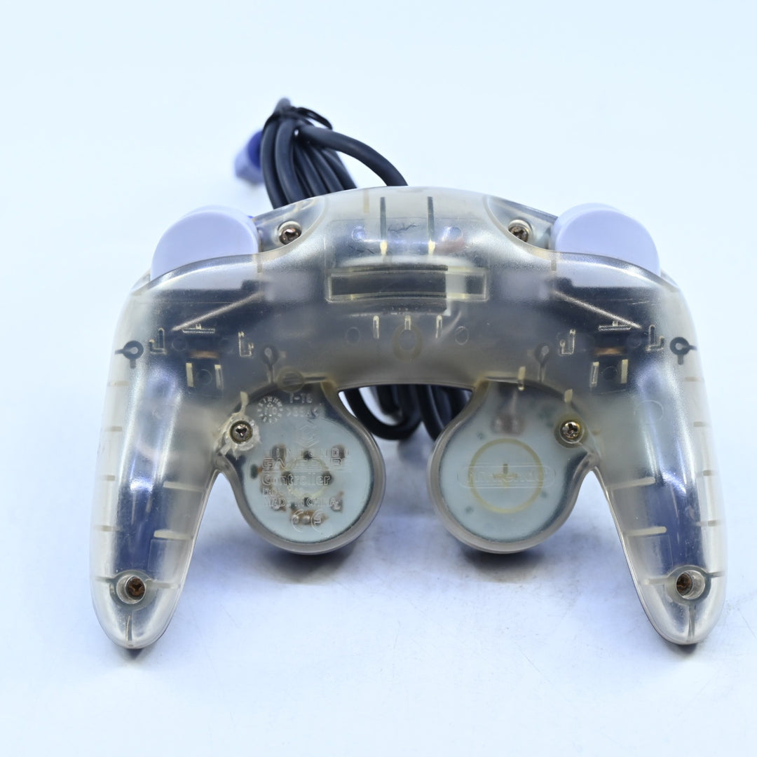 Official Indigo Purple / Clear Gamecube Controller - Nintendo Gamecube Accessory