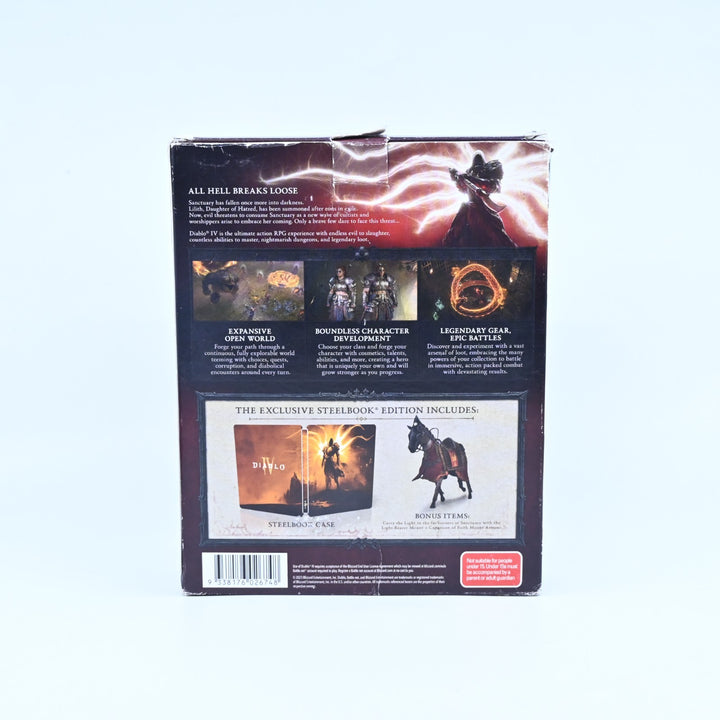 Diablo IV 4 - Steelbook Edition - Sony Playstation 5 / PS5 Game - MINT DISC!