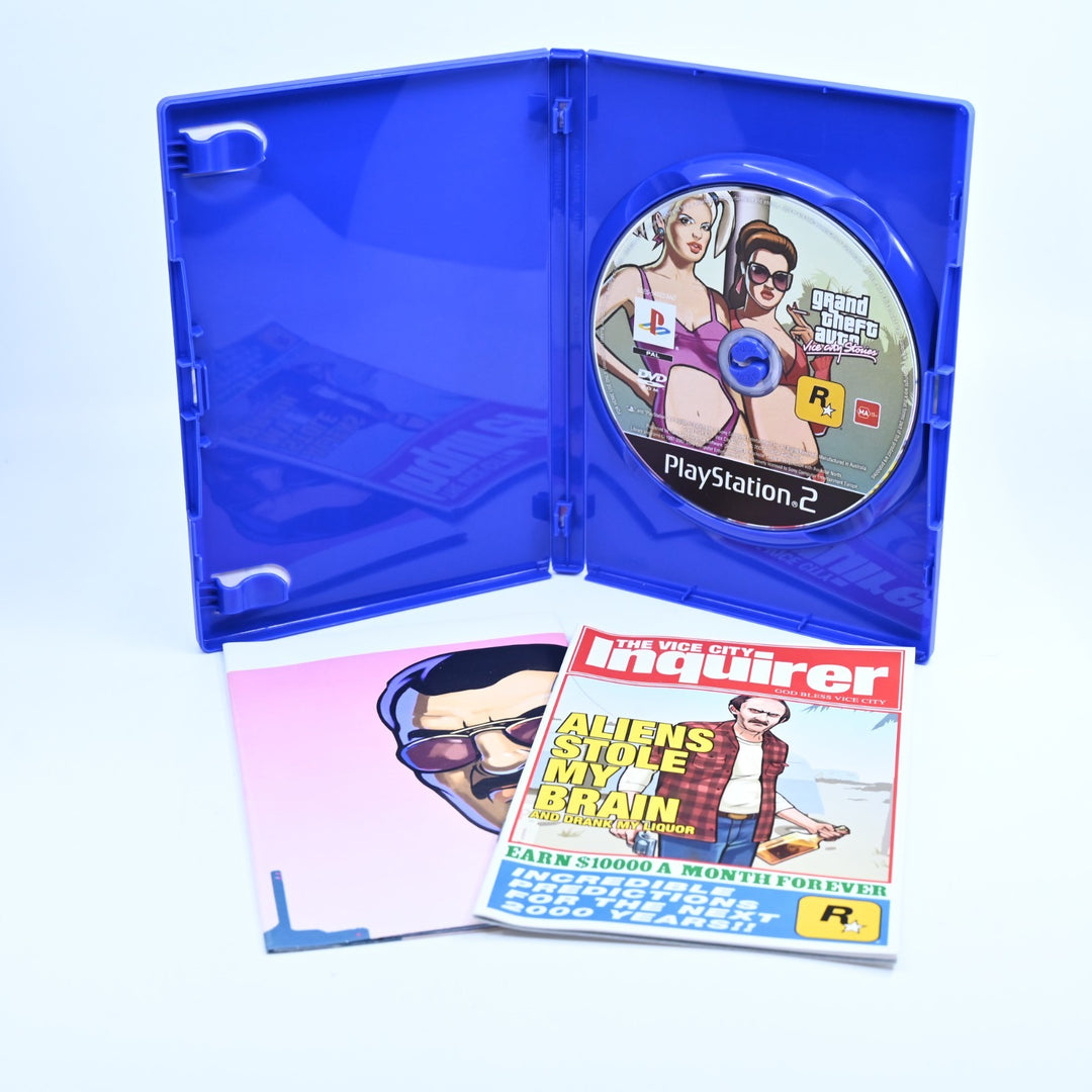 Grand Theft Auto: Vice City Stories- Playstation 2 / PS2 Game + Manual + Map