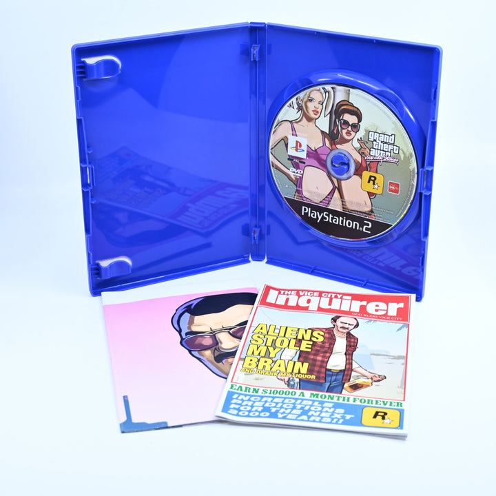 Grand Theft Auto: Vice City Stories- Playstation 2 / PS2 Game + Manual + Map