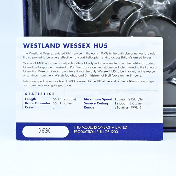 Corgi Aviation 1:72 Westland Wessex HU5 AA37608 - Die Cast Helicopter