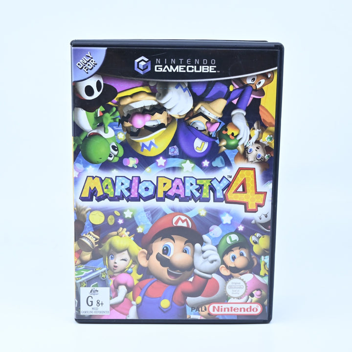Mario Party 4 - Nintendo Gamecube Game + Manual - PAL - FREE POST!