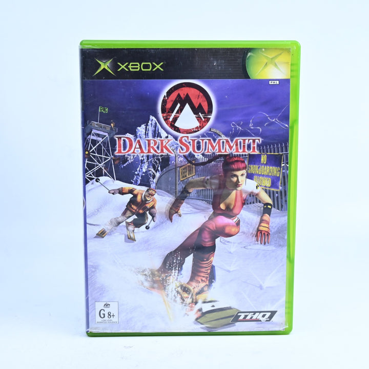 Dark Summit - Original Xbox Game + Manual - PAL - MINT DISC!