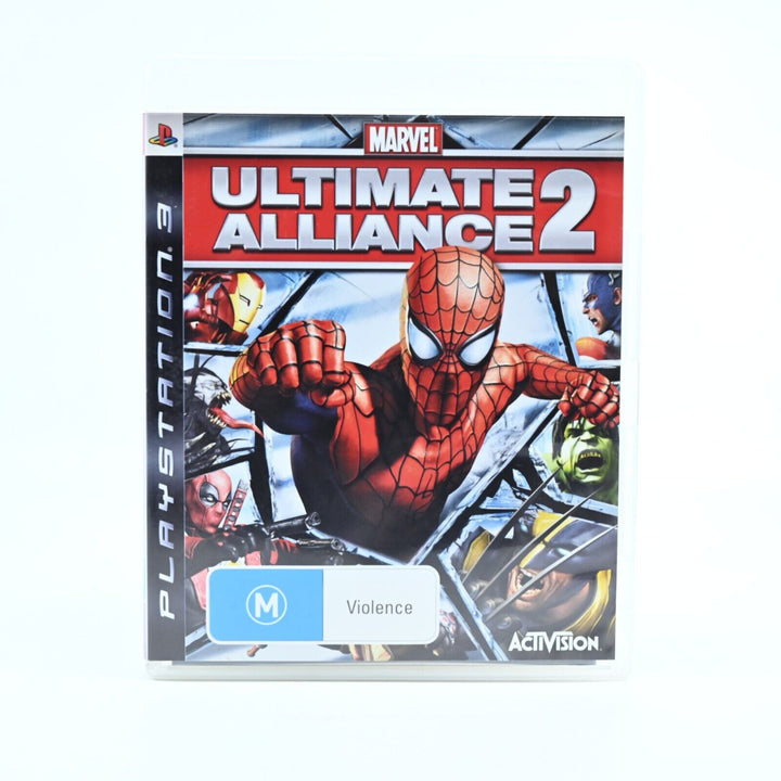 Marvel: Ultimate Alliance 2 - Sony Playstation 3 / PS3 Game + Manual - MINT DISC